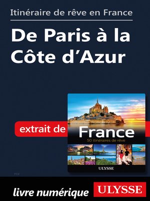 cover image of Itinéraire de rêve en France--De Paris à la Côte d'Azur